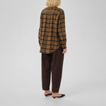 MY ESSENTIAL WARDROBE MWMateo Check Shirt in Bison Check