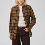 MY ESSENTIAL WARDROBE MWMateo Check Shirt in Bison Check