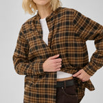 MY ESSENTIAL WARDROBE MWMateo Check Shirt in Bison Check
