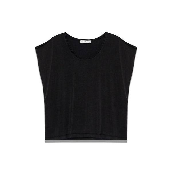 MILLA Short Sleeve T Shirt in Black