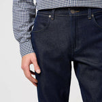 WRANGLER Greensboro Low Stretch Straight Jeans in Moonlight Rinse