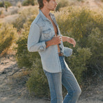 WRANGLER Western Shirt in Riverbank