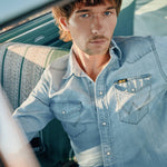 WRANGLER Western Shirt in Riverbank