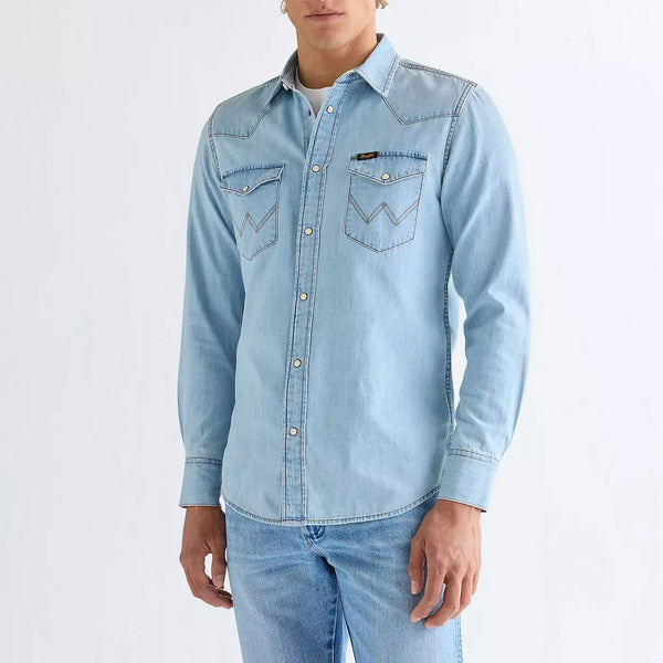 WRANGLER Western Shirt in Riverbank