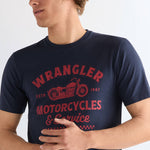 WRANGLER Americana Tee in Navy