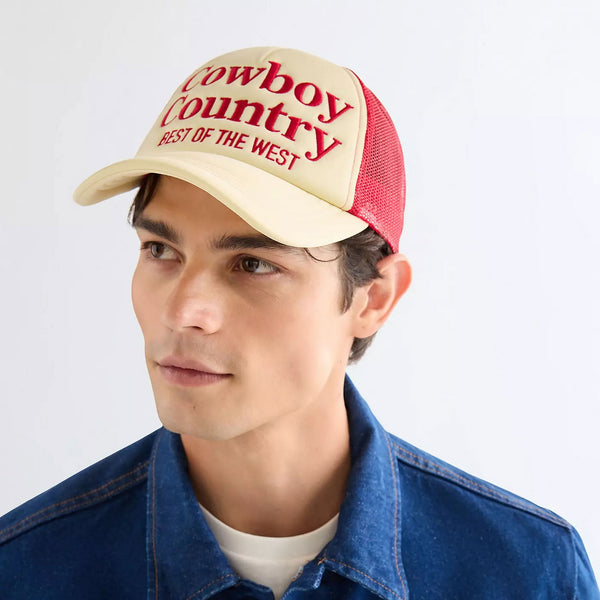 WRANGLER Soft Trucker Cap in Beige