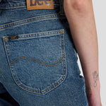 LEE Carol High Rise Straight Leg Jeans in Dark Cobalt