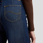 LEE Stella High Rise Wide Leg Jeans in Dark Navy