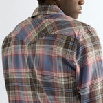WRANGLER Western Check Shirt in Soft Brown
