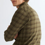 WRANGLER Western Check Shirt in Olive Night