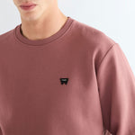 WRANGLER Crewneck Sweatshirt  in Rose Brown