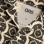 OAS Hypnotise Cuba Net Shirt in Black/Beige