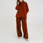 SACRECOEUR Rupine Oversized Shirt in Java