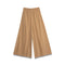MILLA Wide Leg Elasticated Waist Trousers in Gold