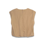 MILLA Sleeveless Cropped Top in Gold