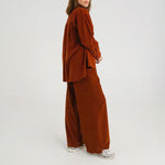SACRECOEUR Rupine Oversized Shirt in Java