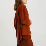 SACRECOEUR Rupine Oversized Shirt in Java
