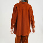 SACRECOEUR Rupine Oversized Shirt in Java