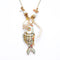 PHILIPPA KUNISCH L Fish Necklace in White