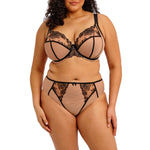 ELOMI Teagan High Leg Brief in Cafe Au Lait