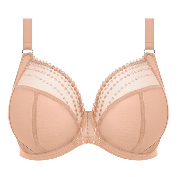 ELOMI Matilda UW Plunge Bra in Cafe Au Lait