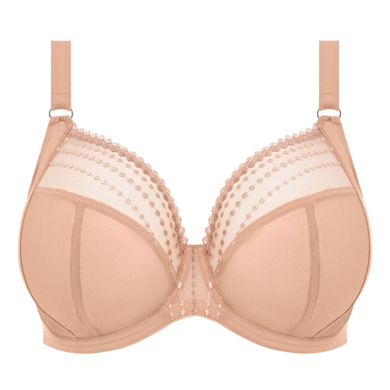 ELOMI Matilda UW Plunge Bra in Cafe Au Lait
