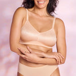 WACOAL Back Appeal Wire Free Bra in Rose Dust