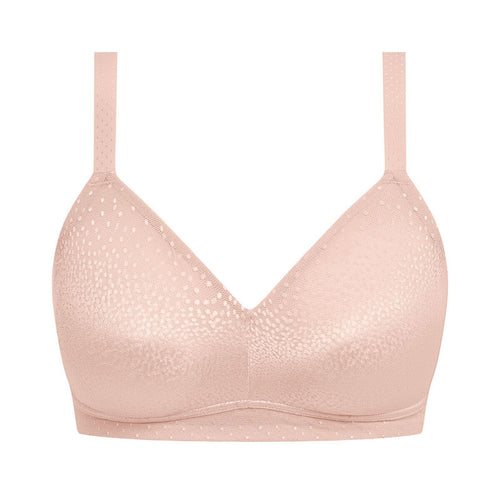 WACOAL Back Appeal Wire Free Bra in Rose Dust