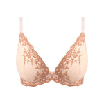 WACOAL Embrace Lace Plunge Bra in Angel Wing/Rose Dust