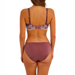WACOAL Modern Affair Underwired Plunge Bra in Rose Brown/Cradle Pink
