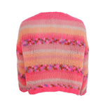 BLACK COLOUR Lagoon Multi Stripe Cardigan in Peach Multi