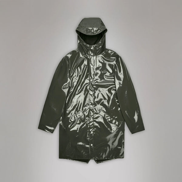 RAINS Long Jacket W3 in Swamp