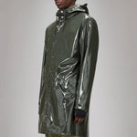 RAINS Long Jacket W3 in Swamp