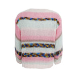 BLACK COLOUR Minty Striped Jumper in Minty Rose