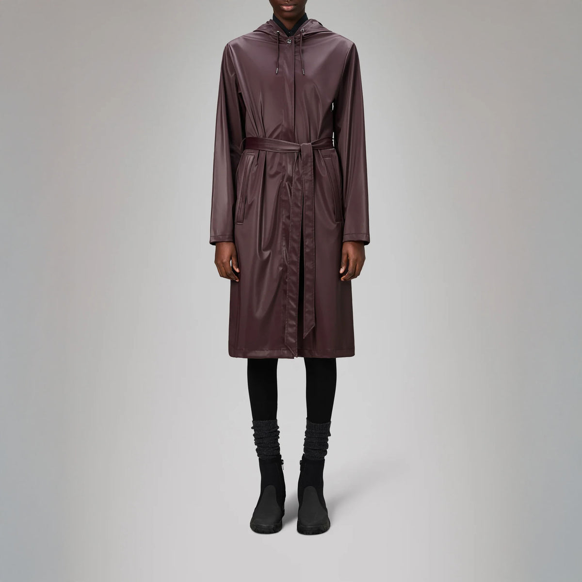 RAINS A-Line Longer W Jacket W3 in Depth