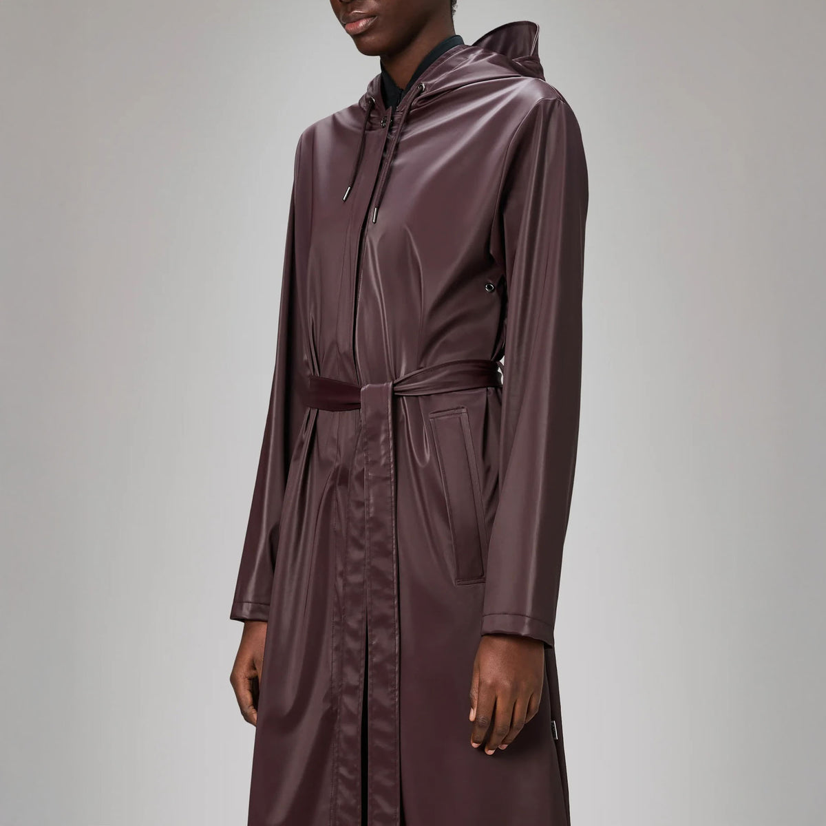 RAINS A-Line Longer W Jacket W3 in Depth