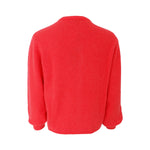 BLACK COLOUR BCBella Knit Cardigan in Coral Red