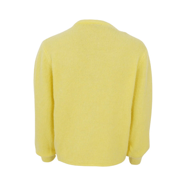 BLACK COLOUR BCBella Knit Cardigan in Lemon
