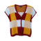 BLACK COLOUR BCChess Knit Vest in Plum