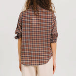 SACRECOEUR Enora Aragon Check Wool Shirt in Multi