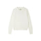 JUMPER 1234 Cashmere Oversize Crew Neck Jumper in Organic White