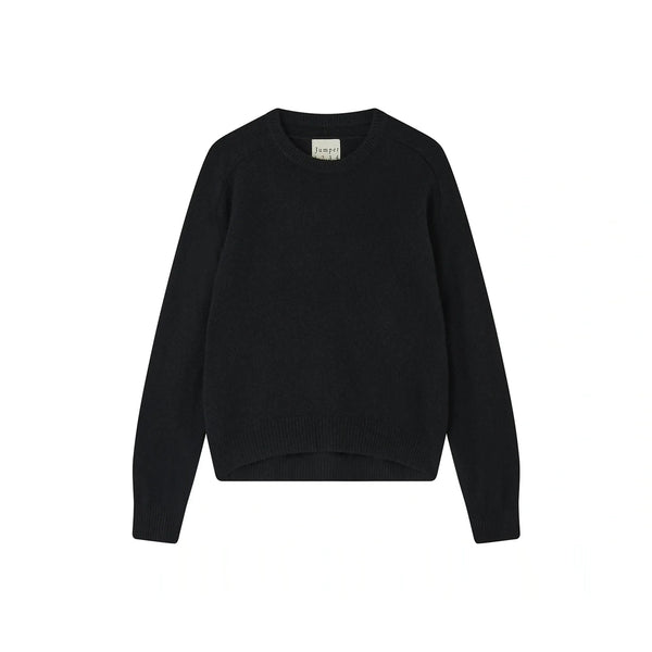 JUMPER 1234 Oversize Crew Neck Jumper in Black