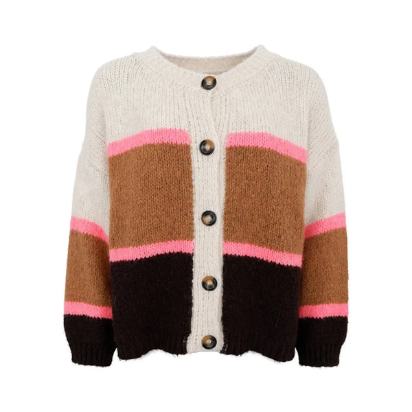 BLACK COLOUR BCHildur Knit Cardigan in Camel