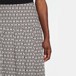CEFINN Pleated Maxi Skirt in Ecru/Black