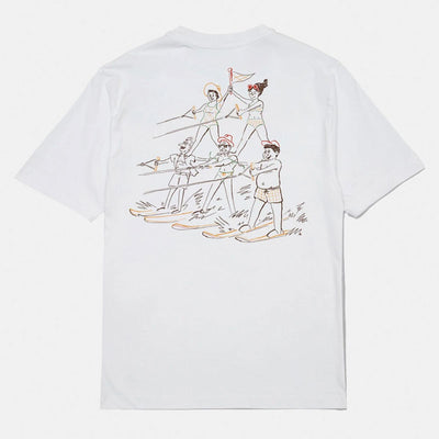 EDMMOND STUDIOS Acrobatics Water Skiing T-Shirt in Plain White