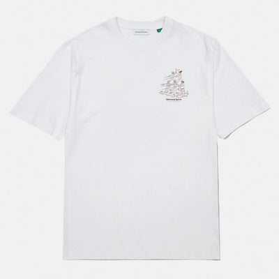 EDMMOND STUDIOS Acrobatics Water Skiing T-Shirt in Plain White