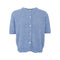 BLACK COLOUR BCDell Short Sleeved Cardigan in Light Blue