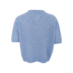 BLACK COLOUR BCDell Short Sleeved Cardigan in Light Blue