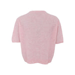 BLACK COLOUR BCDell Short Sleeve Cardigan in Raspberry