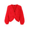 BLACK COLOUR BCBjoerk Reversible Cross Jumper in Red